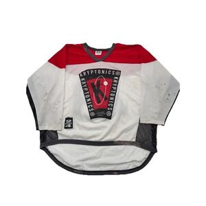 RARE Vintage Roller Hockey Kryptonics Jersey Made In Canada Classic 1980s Brand